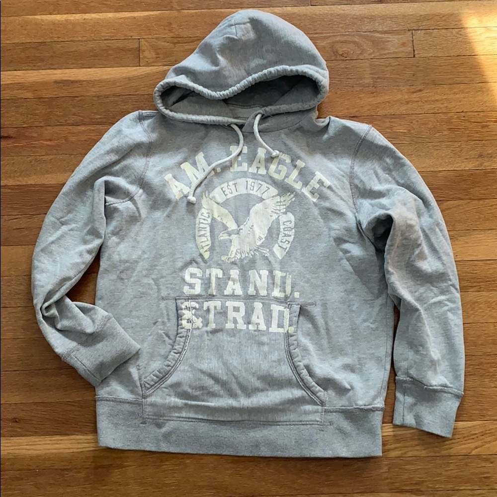 American Eagle Hoodie Gray M